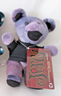 Vintage  jerry  Grateful Dead Beanie Bear Plush  liquid Blue Exclusive 1998  7 