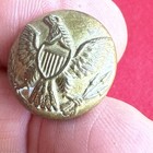 Original Non Dug U s  Civil War Eagle Button With Unmarked Back