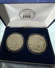 2007 Buffalo 2 Coin Silver Proof Set 2 - 1 Oz  999 Silver Coins