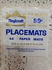 Vtg Lace Paper Doilies   Placemats  Open Packs  White  Read Description