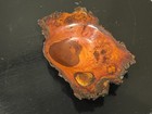 Cherry Burl Live Edge Wooden Bowl Signed Gh