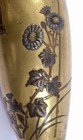 1930 s Japanese Bronze Mixed Metal Vase Flower Bird
