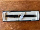 Black   Gold Cross Fountain Pen In Box  806-1  Medium