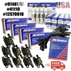 8x Oem Uf413 Ignition Coil   41-110 Spark Plug   9748uu Wire For Gmc