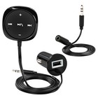 Car Bluetooth Receiver Bt To Aux Adapter Audio Kit With 3 5mm Dongle Usb Charger