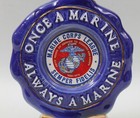 Jim Beam Marine Corps 1975 Decanter Once A Marine Always A Marine - Iwo Jima