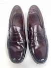 Gh Bass Weejuns Logan Leather Penny Loafers Mens Sz 11 D Wine Burgundy Preppy