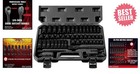 3 8  Drive Impact Socket Set 50-piece  Sae  5 16-3 4    Metric  8-22mm   Deep  