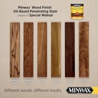 Minwax Special Walnut Wood Finish Stain 1 Quart Quick Drying Oil Based Stain