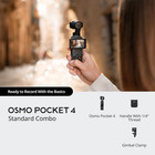 Dji Osmo Pocket 4 Standard Combo 4k Gimbal Camera Vlog Handheld Stabilizer