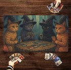 Magic The Gathering Mtg Cat Magician Wizards Gaming Mousepad Tcg Playmat 24 