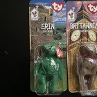 Mcdonald   s Set Of 4 Ty Teenie Beanie Babies Britannia Glory Erin Maple 1999