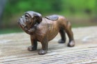 English Bulldog Philadelphia  Pennsylvania Souvenir Figurine Belcher Usa