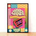 Vintage 90 s Rave Inspired Poster   Disco Dance Floor Ecstasy