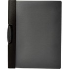 10 Pack Grey Clear Front Presentation Folders With Clip  9 X 10 5 Inch Report