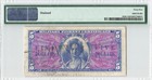 Usa Mpc  5 Dollars Series 521  1st Printing  Pmg 45 Original Ef  Scarcer Type 