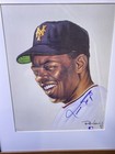 1989 Willie Mays Signed Ron Lewis Living Legends Print   406 5000 Nicely Framed