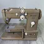 Vintage Pfaff 332 Sewing Machine Original Case German Runs Tested Serviced  read