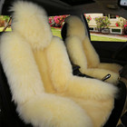 Long Wool Faux Sheepskin Car Seat Cover Universal Plush Fur Cushion