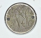 1885 Seated Liberty Love Token Vintage Victorian Era Silver Engraved Dime