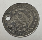 1811 09 Capped Bust Dime Holed 8 45 Vg-f Very Good - Fine Details