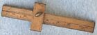 Vintage Stanley No  71 Double Beam Wood Scribe Mortise Marking Gauge W  Brass