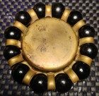 Vintage Jewel Tray Black Marbles Rare