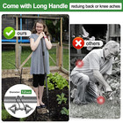 Garden Hoe  54 Inch Long Handle Weeding Hollow Hoe Garden Tool  Heavy Duty Garde