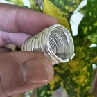 Solid 925 Sterling Silver Band   Statement Ring Handmade Ring All Size R-85