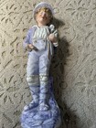 Antique Gebruder Heubach Porcelain Young Man Holding Monkey Figurine 12 5 Inch