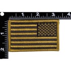 Reverse American Flag Patch  Subdued Coyote Brown Ocp  Army Combat Uniform  acu 