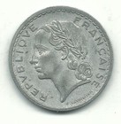 Very Nicely Detailed High Grade Au 1946 France 5 Franc Francs Coin-dec224