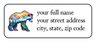 30 Bear Mountains Personalized Return Address Labels Stickers Tags