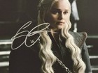 Emilia Clarke Signed Bas Coa Autographed 8x10 Game Of Thrones Photo Auto Beckett