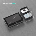 Tmezon 1080p Wlan Video Doorbell Smart Phone Camera 2x 7   Touchh Monitor Ip66