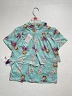 Nwt Girl   s Disney Frozen 2 Piece Set Pajamas Teal - Size 10 - Free Shipping 