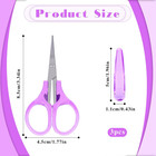 3 Pack Mini Craft Scissors Precision Fine Tip Stainless Steel Sewing Embroidery