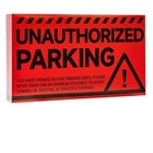 100 Parking Violation Stickers Hard To Remove - Parking Tickets - No Parking
