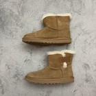 Ugg Mini Bailey Logo Strap Suede Women s Boots Size Us  8