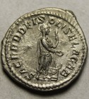 Rare Genuine Ancient Roman Coin Silver Denarius Elagabalus Patera Altar Star 221