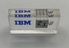 Rare Ibm Computer Chip Lucite Paperweight Microchips Ibm Advance Technology