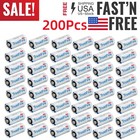 Lot 1-200 Pcs 1400mah Cr123a 123a Lithium Battery 3 0v Li-ion Camera Batteries 