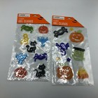 Nos 2 Pks Of 9 Halloween Gel Window Cling Jack O Lantern Boo Black Cat  I3 