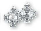 925 Sterling Silver Saint Michael Pendant Medal Necklace With Chain   Box
