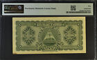 1938 1 Cordoba Nicaragua  Banco Nacional Pmg Au50 Bank Note