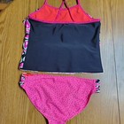 Wonder Nation Girl s 2 Piece Multi Colored Swim Suit Size Xl C7