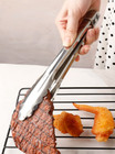 1pc Stainless Steel Non-slip Food Tongs - Multi-purpose Bbq   Kitchen Tool - New