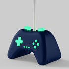 Mainstays Game On Kids Table Lamp Dark Blue Glow-in-the-dark Bedroom Light New