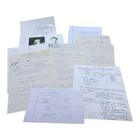 Vintage Genealogy Of Harrison   Related Families Handwritten Notes Lot Al Tn Nc