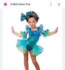 A Wish Come True 12653 Under The Sea Fish Dance Costume Teal Green Xs